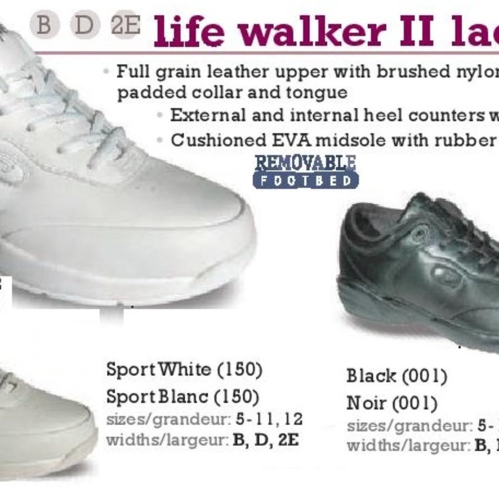 New Womens Propet Lifewalker lace EE sport white